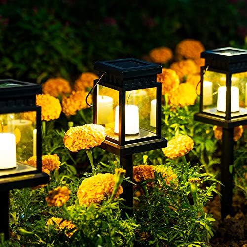 SOLPEX 8 Pack Solar Lanterns Outdoor Waterproof LED