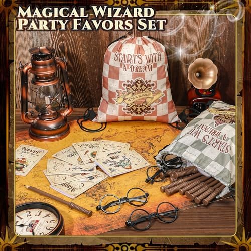 Yexiya 128 Pcs Wizard Party Favor Set for Kids