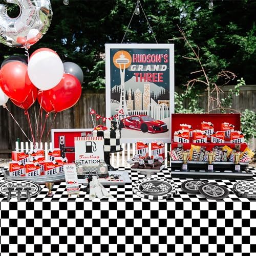 Racing Car Birthday Party Decorations 162Pcs Set
