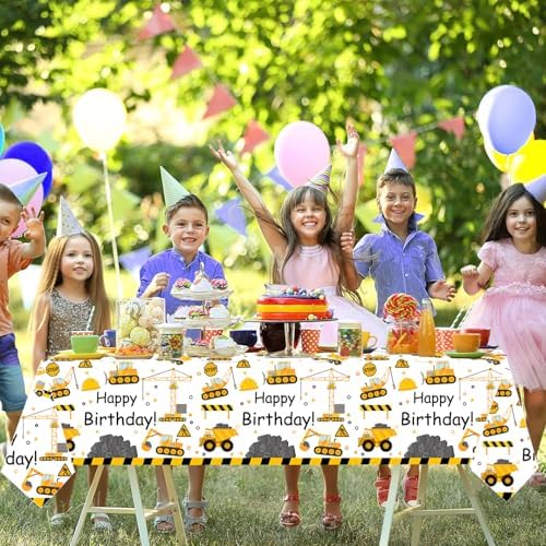 Letromp 118 Pcs Construction Birthday Party Decorations Set