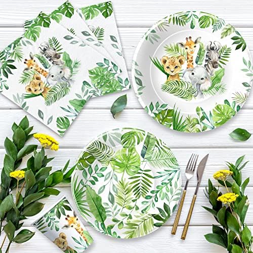Safari Jungle Theme Party Supplies for Boys