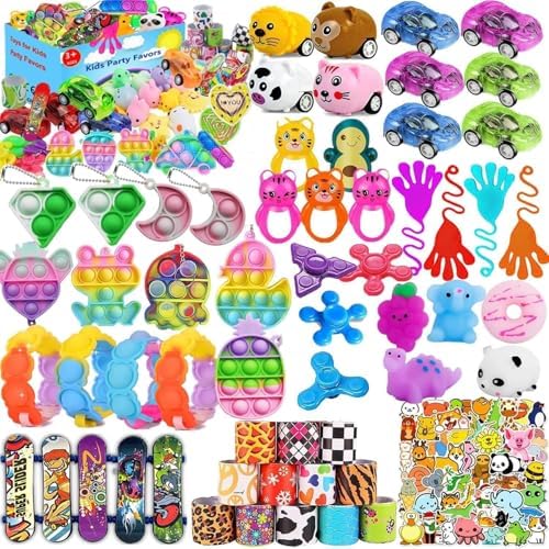 119 Pcs Pop Party Favors for Kids 4-8