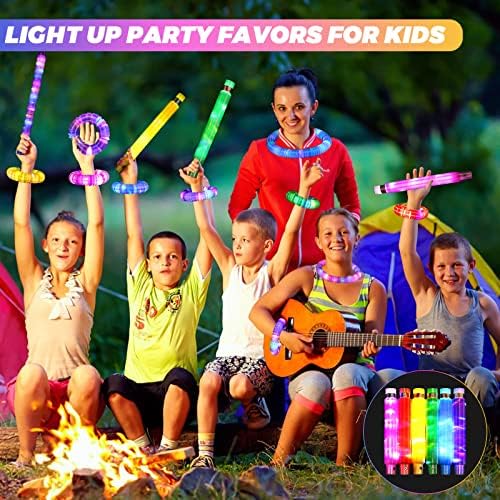 Gigilli 12 Pack Glow Sticks Party Favors for Kids 4-12