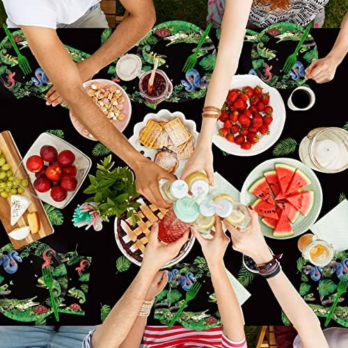 Reptile Lizard Snake Birthday Tableware Set for 24 Guests
