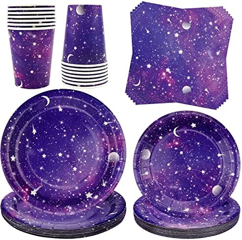 Space Galaxy Party Tableware Set for 20 Guests