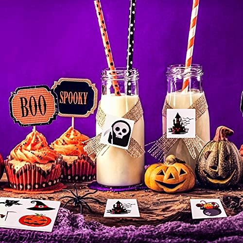Max Fun 192pcs Halloween Party Favors Kids Stamps Stickers