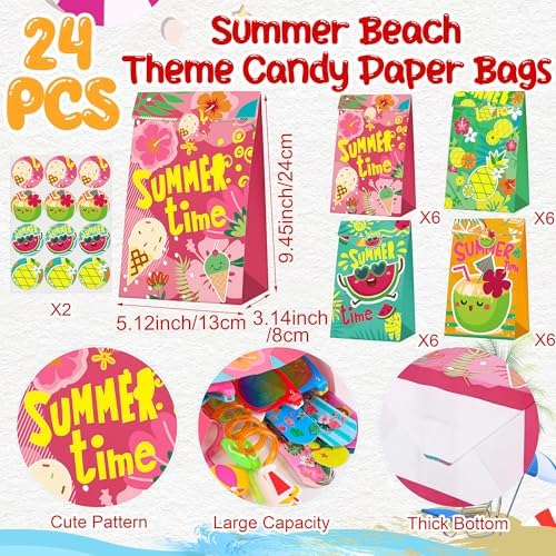 Elcoho 144 Piece Summer Party Favor Pack