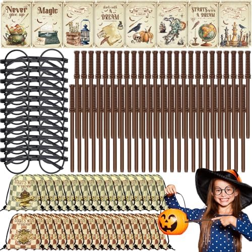 Yexiya 128 Pcs Wizard Party Favor Set for Kids
