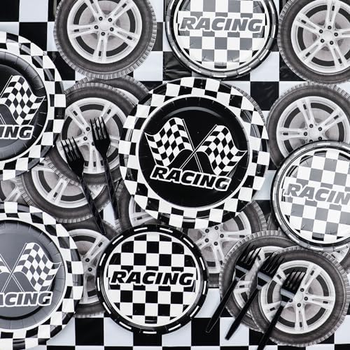 Racing Car Birthday Party Decorations 162Pcs Set