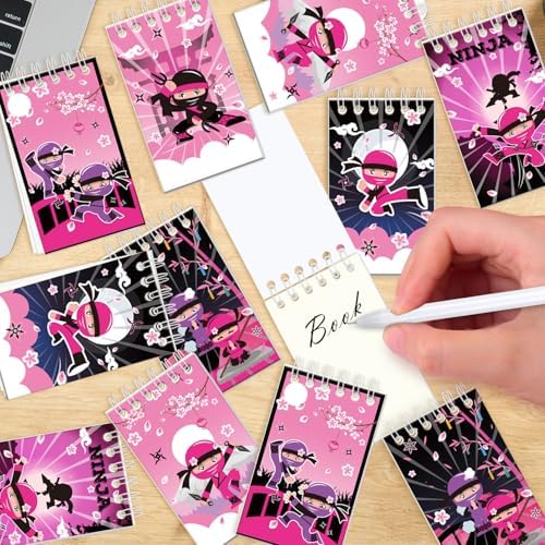 122PCS Girl Ninja Party Favors Set for Baby Shower