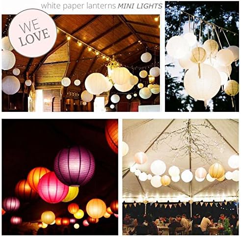 LOGUIDE 24 Pack Small LED Lights Warm White